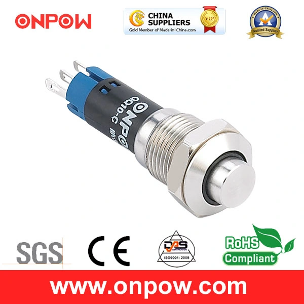 Onpow 10mm Push Button Switch (GQ10-K-11/S)