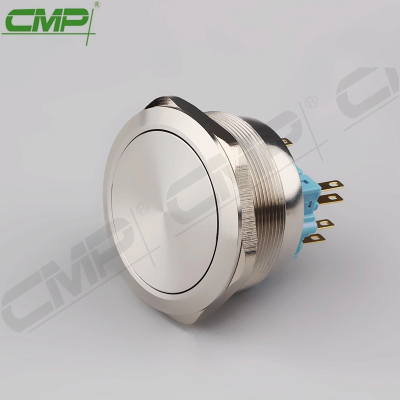 Momentary or Latching 40mm Mounting Big Metal Push Button Switch