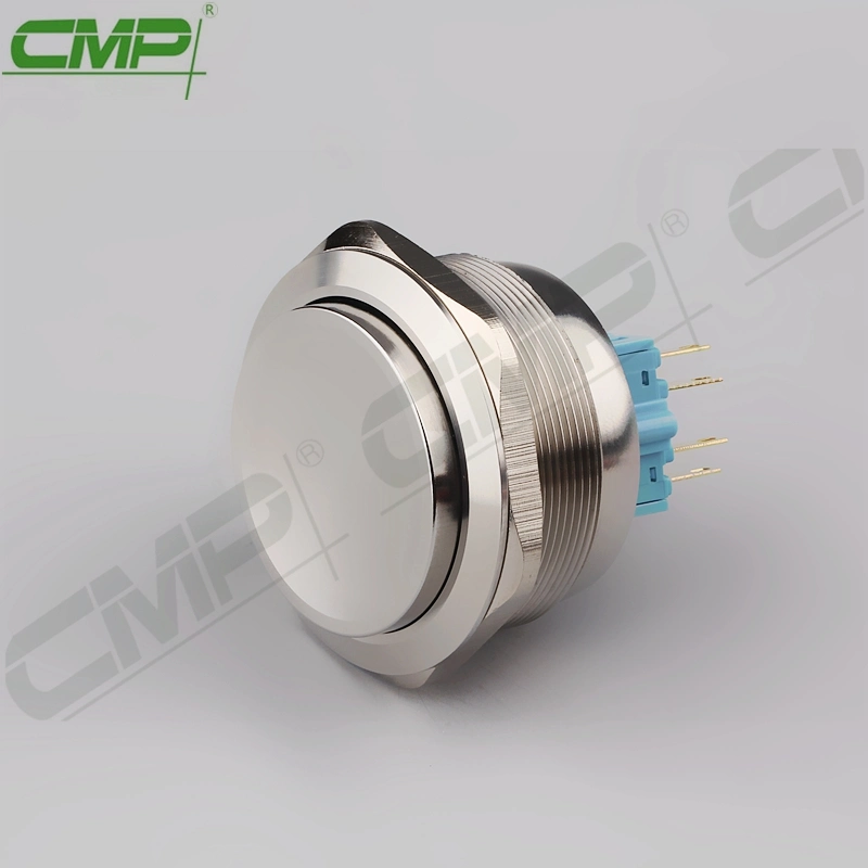 40mm Metal Locked Latching Push Button Switch