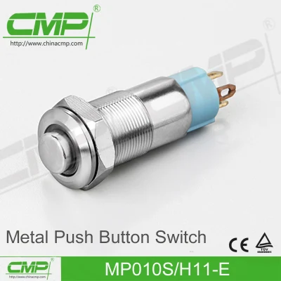 CMP 10mm ミニ押しボタン スイッチ (ピン接続付き)