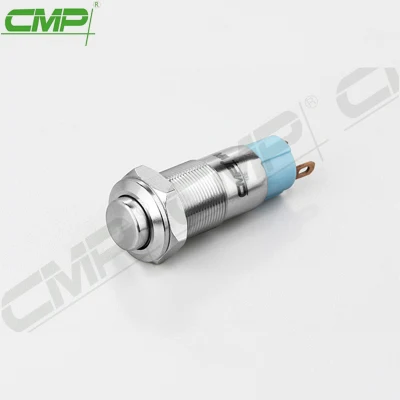 CMP メタル ミニ 1no Spst 10mm 押しボタン スイッチ