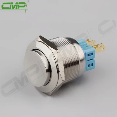 CMP 高品質 25 ミリメートルステンレス鋼金属プッシュボタンスイッチ電気スイッチ