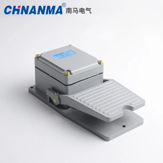 国際標準タトゥーメタル防水フットスイッチ中国のシングルボタン電気フットスイッチ工業用フットスイッチ